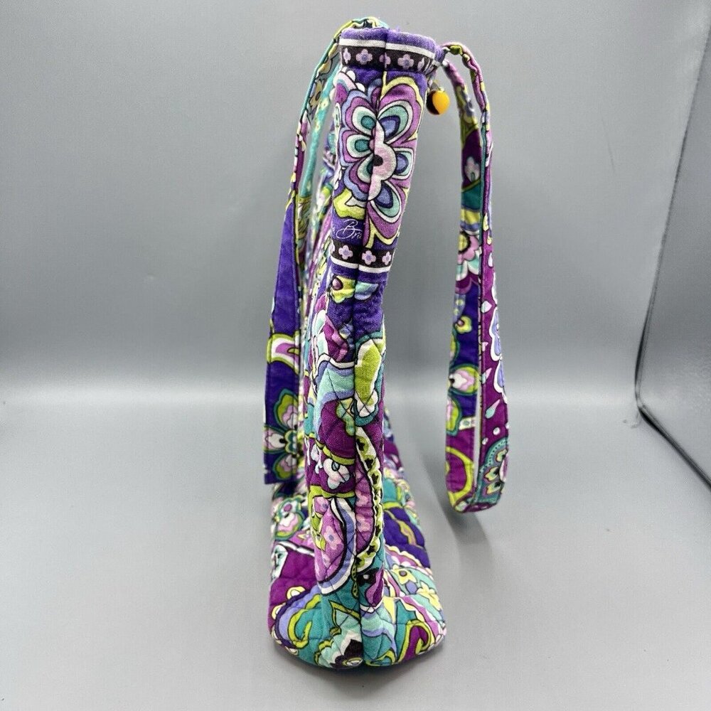Vera Bradley 12"x13" Shoulder Tote Bag Heather Pattern 2013 Toggle Closure - Picture 6 of 11